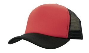 3803 Truckers Mesh Cap Red Black