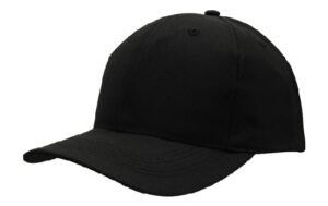 3980 Recycled Breathable Poly Twill Cap Black - Copy