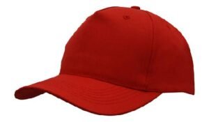 4011 Breathable Poly Twill Cap Red