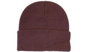 4243 Acrylic Beanie Toque - Maroon