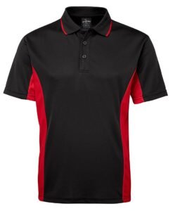 CONTRAST POLO 7PP Black Red