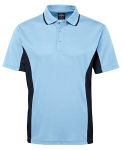CONTRAST POLO 7PP Light Blue Navy