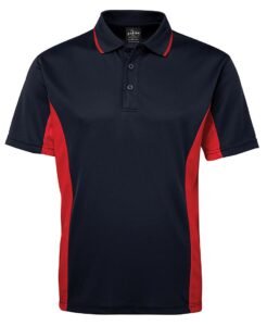 CONTRAST POLO 7PP Navy Red