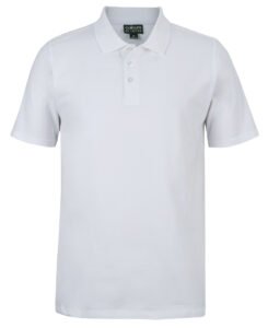 COTTON SS STRETCH POLO 2STS White