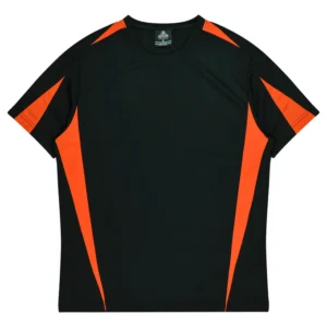 EUREKA MENS TEES - 1204 Black Orange