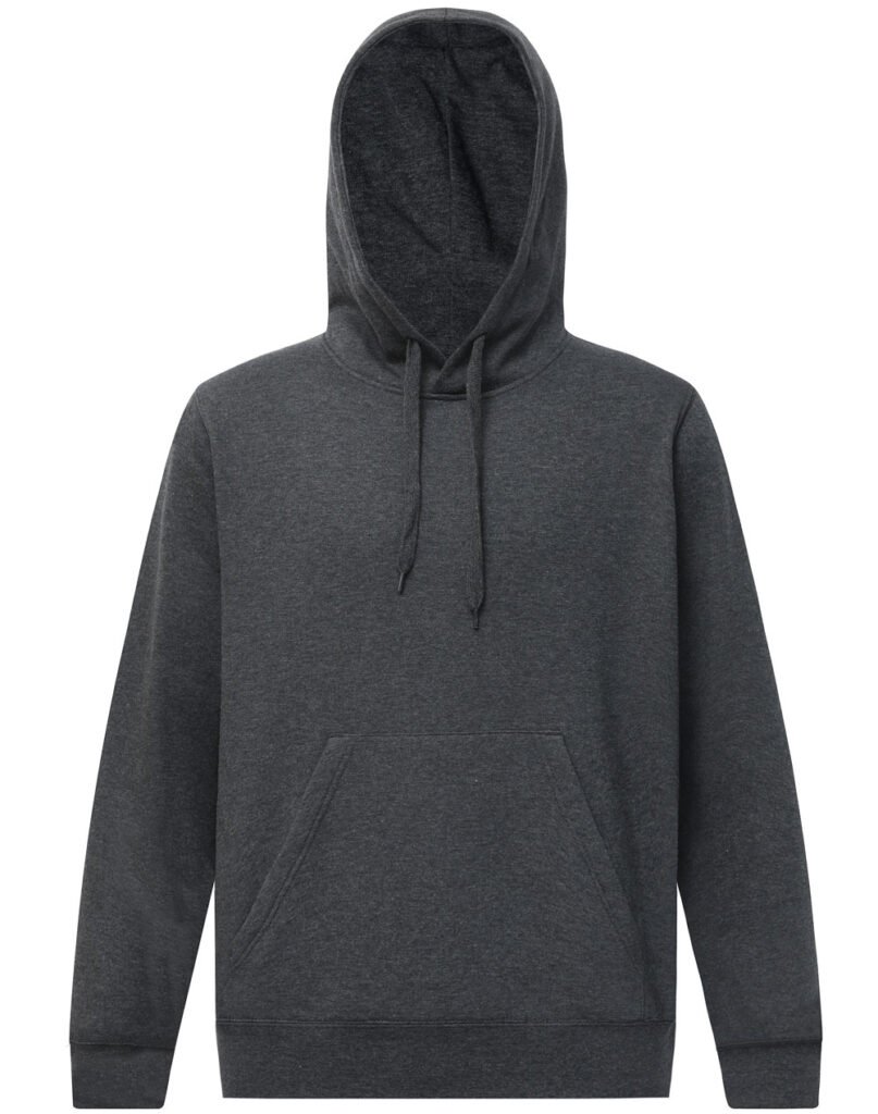 FL09 PASSION Fleece Hoodie Charcoal