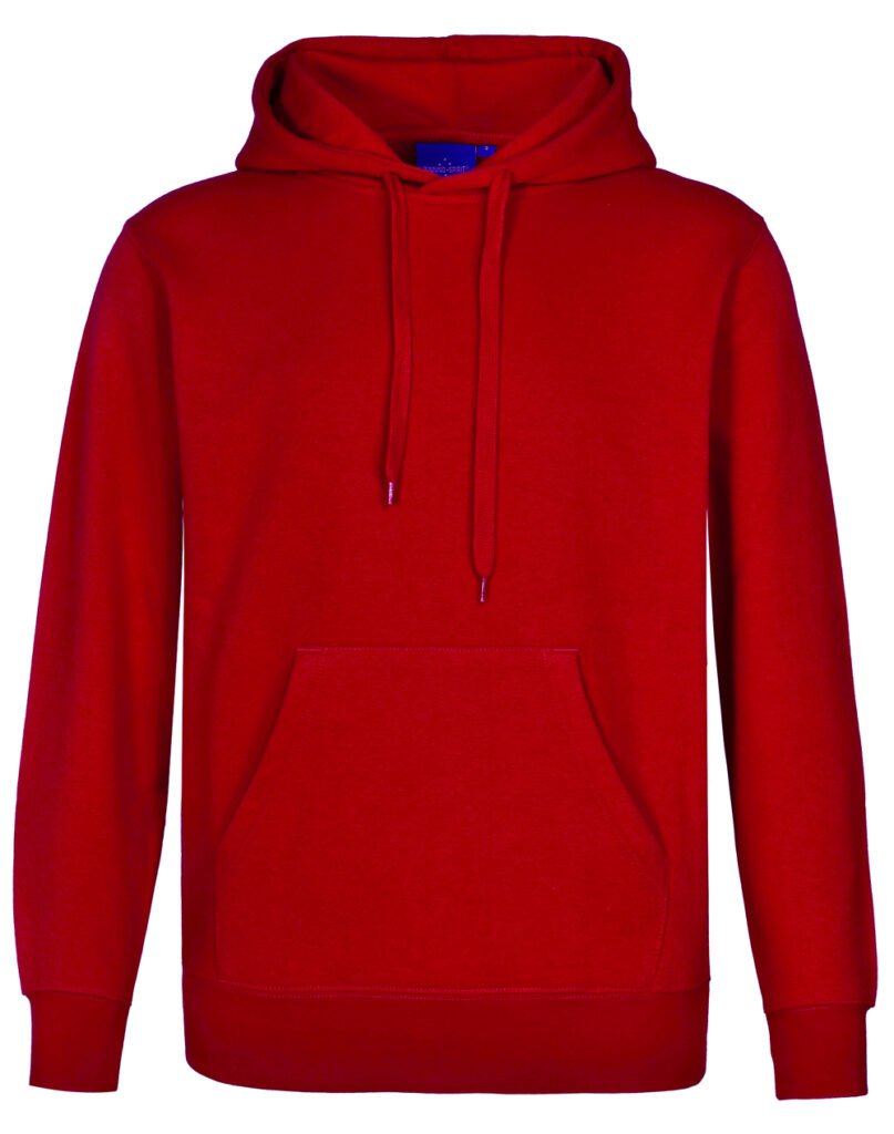 FL09 PASSION Fleece Hoodie Red