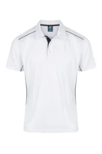 KURANDA MENS POLOS White Navy- 1323
