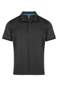 PORTSEA MENS POLOS Slate Black- 1321