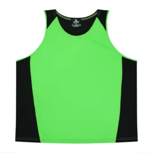 PREMIER MENS SINGLETS - 1101 Apple Black