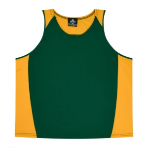 PREMIER MENS SINGLETS - 1101 Bottle Gold