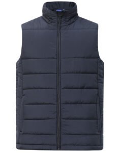 SUSTAINABLE INSULATED PUFFER VEST (3D CUT) Navy