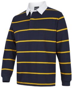 YARN DYED RUGBY 3RYD Navy Yellow